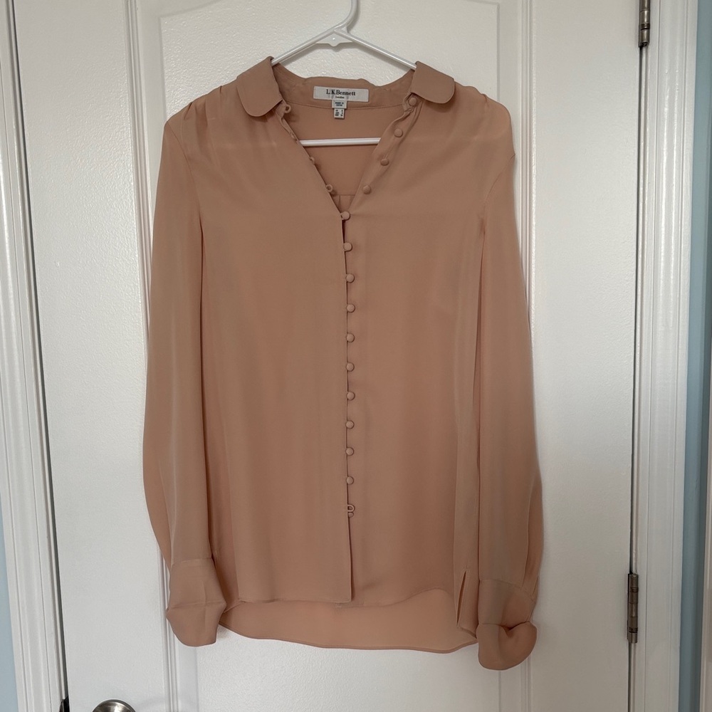LK Bennett Button-Up Blouse